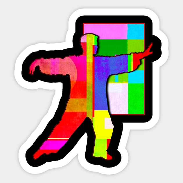 Martial Arts And Art Two Sticker by crunchysqueak